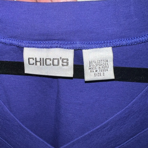 Chico’s V-neck Sleeveless Tee - Picture 3 of 5